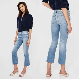 AG Denim Jodi High Rise‎ Flare Crop Jean size 29